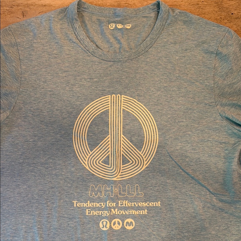 Madhappy Lululemon Athletica Blue Short Sleeve T-Shirt